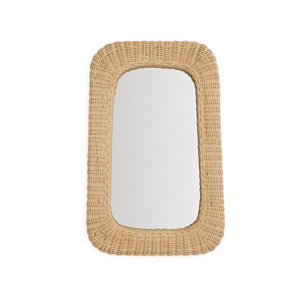 Fali tükör rattan kerettel 38x59 cm Zilna – Kave Home-image-2