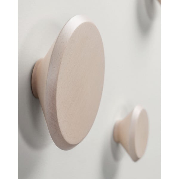 Natúr színű fali fa akasztó szett 3 db-os Nadua – Kave Home-image-4