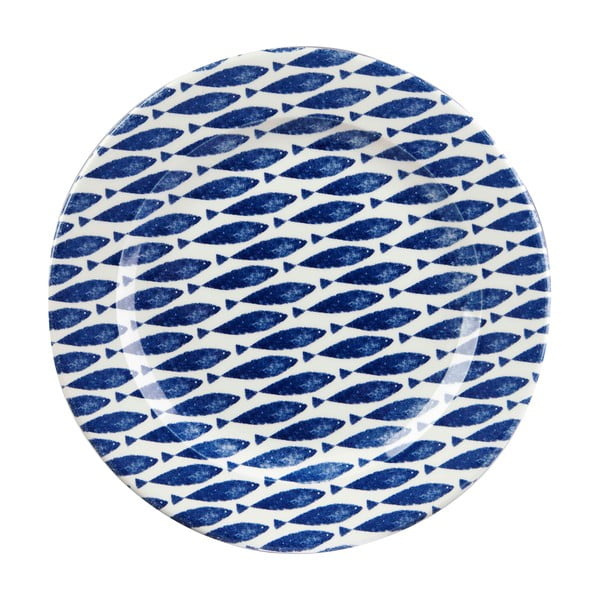Couture Fishie Blue agyagkerámia tányér, ⌀ 30 cm - Churchill China