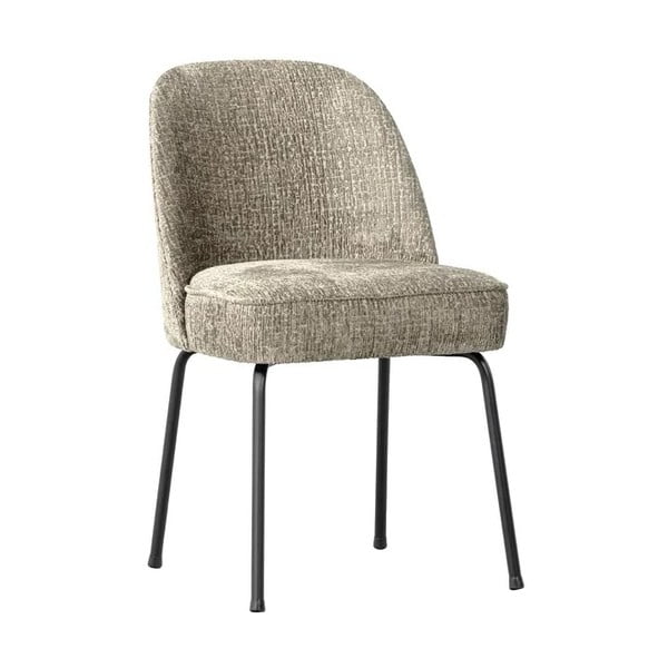 Krémszínű bársony étkezőszék szett 2 db-os Vogue – WOOOD