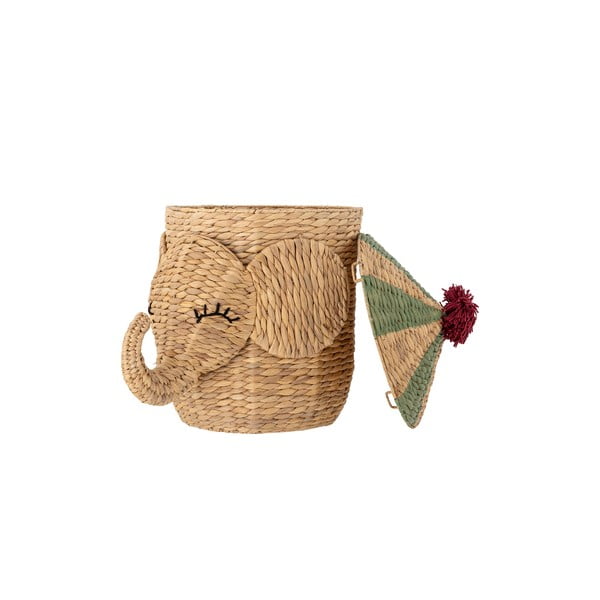 Natúr színű vízijácint játéktároló kosár ø 35x50 cm Bobo – Bloomingville Mini-image-2