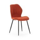 Téglavörös étkezőszék szett 4 db-os Milu – Marckeric