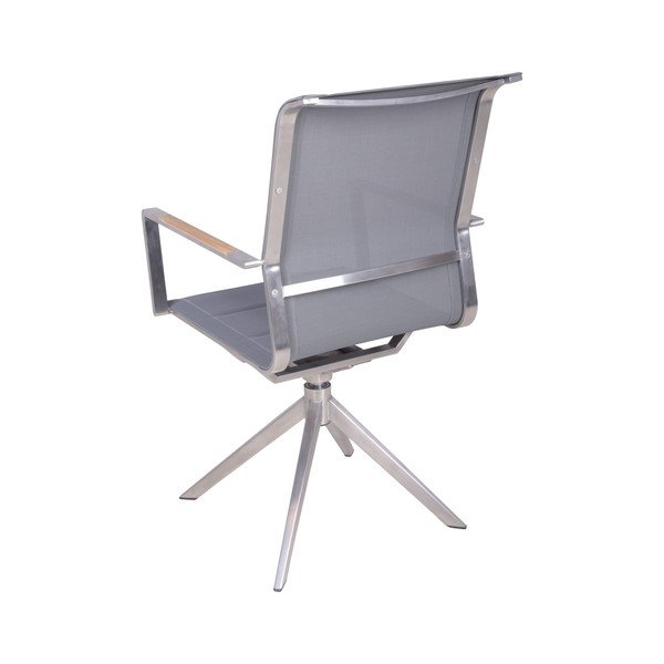 Szürke fém kerti szék Salida – Garden Pleasure-image-2