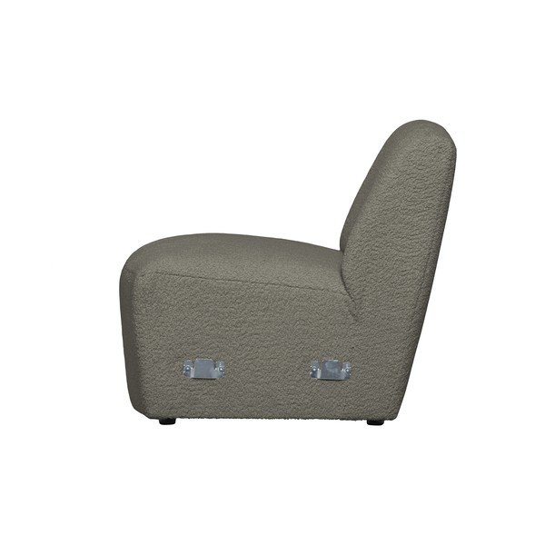 Khaki buklé kanapé modul (középső rész) Coco  – WOOOD-image-2