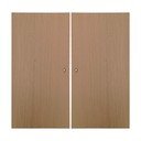 Tölgyfa dekoros ajtó szett moduláris polcrendszerhez 2 db-os 32x66 cm Mistral Kubus - Hammel Furniture