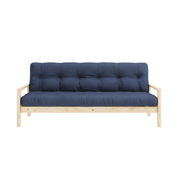 Sötétkék kinyitható kanapé 205 cm Knob – Karup Design