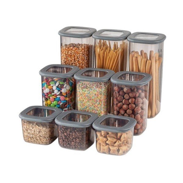 Élelmiszertartó doboz szett 9 db-os Fresco – Hermia