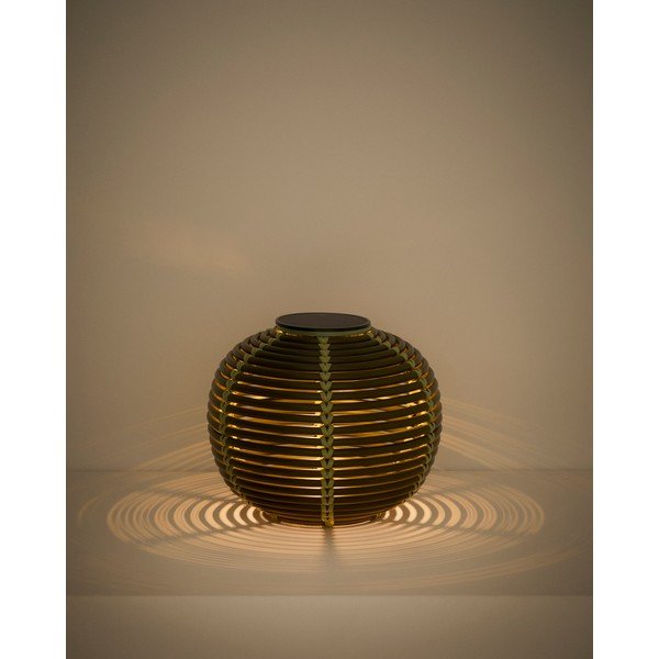 Napelemes-USB LED asztali-hordozható kültéri lámpa ø 25 cm Garoina – Kave Home-image-2