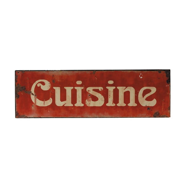 Cuisine fém tábla, 49 x 15 cm - Antic Line