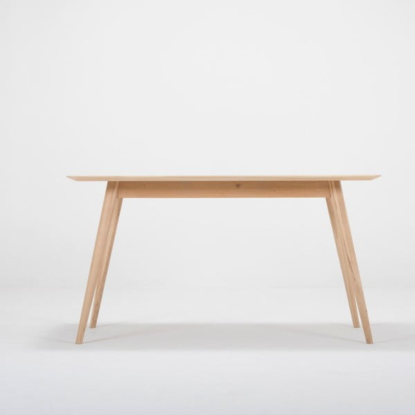 Stafa tömör tölgyfa íróasztal - Gazzda-image-1