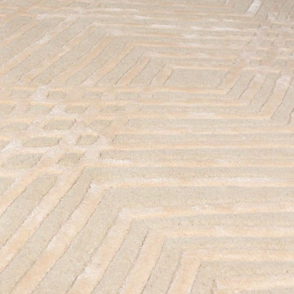 Diamonds bézs gyapjú szőnyeg, 160 x 230 cm - Flair Rugs-image-2