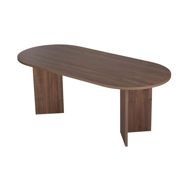 Étkezőasztal diófa dekorral 90x200 cm Sabella – Kalune Design-image-3