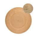 Natúr színű kétoldalas juta kerek szőnyeg ø 100 cm Braided – Hanse Home