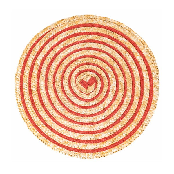 Rafia tányéralátét szett 6 db-os ø 38 cm Spiral – Villa d'Este-image-3