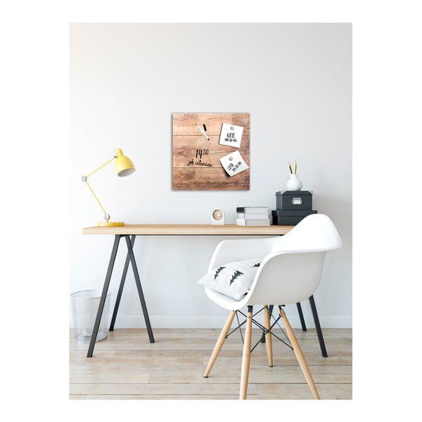 Wood mágneses tábla, 30 x 30 cm - Styler-image-2