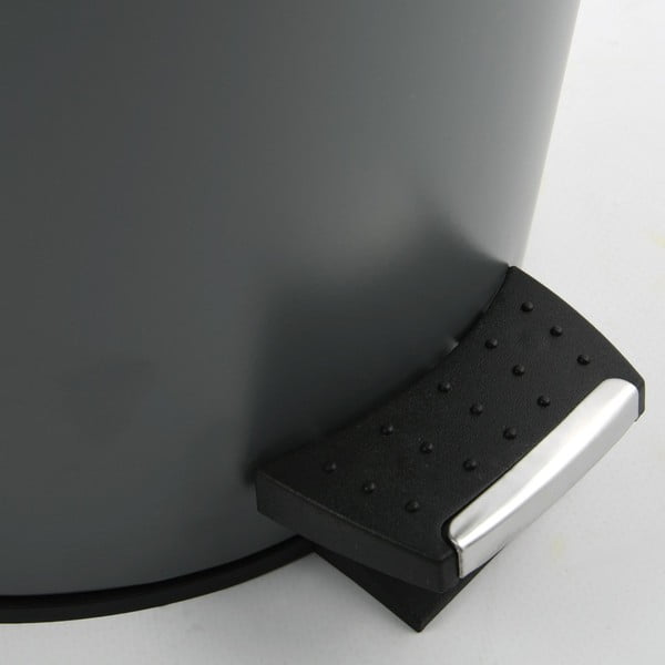 Sötétszürke acél pedálos szemetes 3 l   Adonis – Spirella-image-4