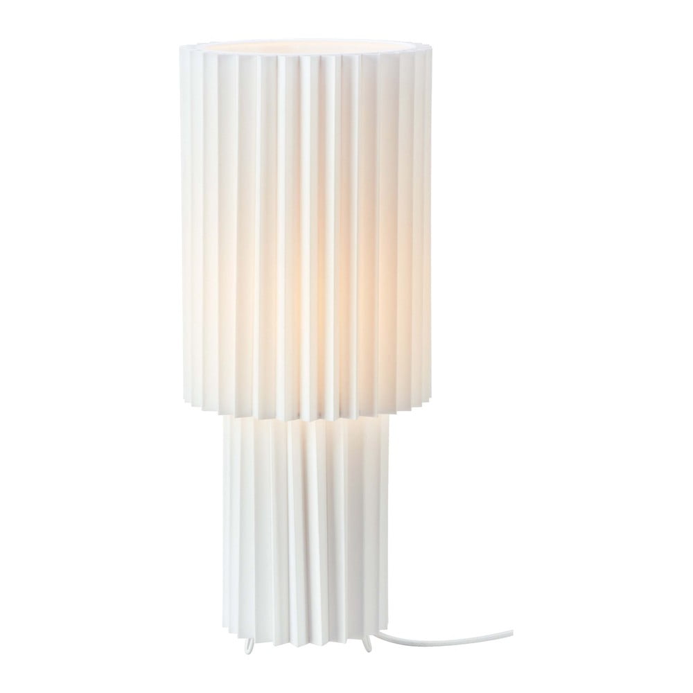 Fehér asztali lámpa textil búrával (magasság 45 cm) Catis  Markslöjd