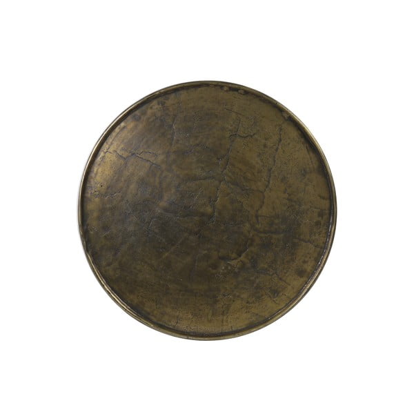 Bronzszínű fém kerek dohányzóasztal ø 67,5 cm Babina – Light & Living-image-4