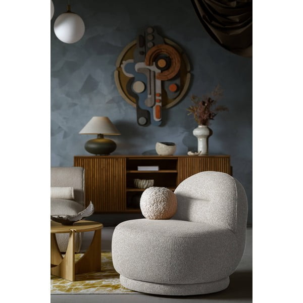 Világosszürke fotel Ovo – Miuform-image-4