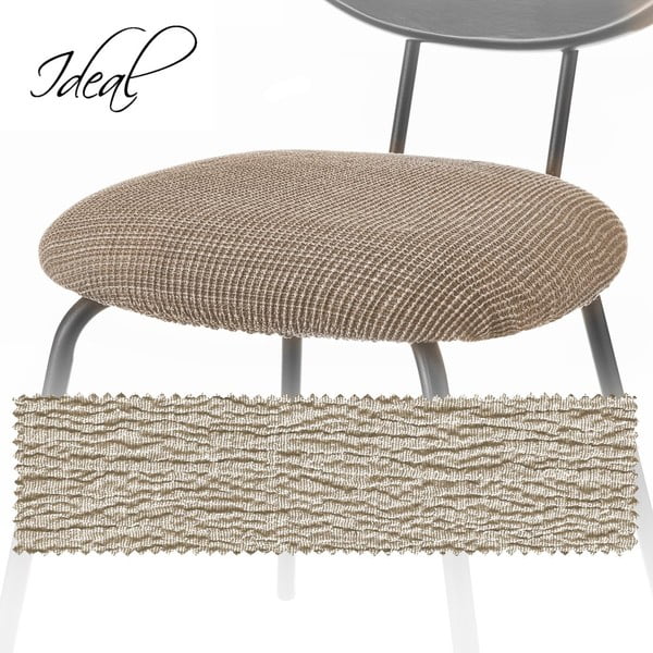 Barna gumis szék huzat Ideal – Casa Selección-image-3