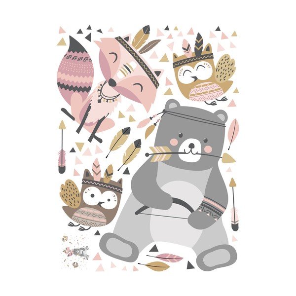 Bear Indian Sweet gyerek falmatrica - Ambiance-image-2