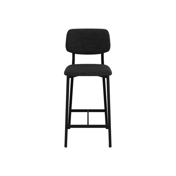 Sötétszürke kárpitozott bárszék szett 2 db-os (ülésmagasság 68,5 cm) Alison – Actona-image-3