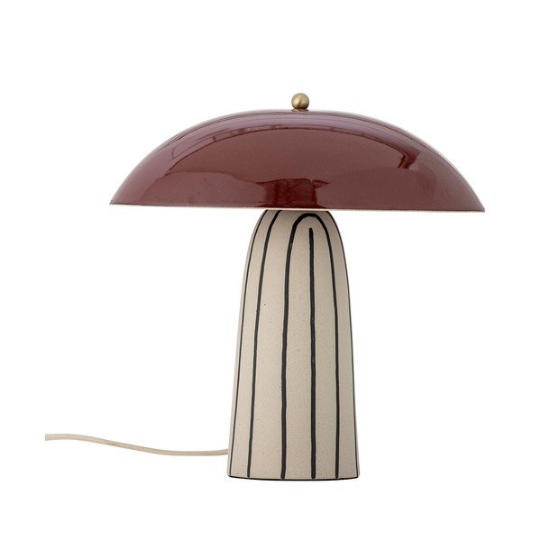 Kerámia asztali lámpa fém búrával (magasság 32 cm) Arvid – Bloomingville