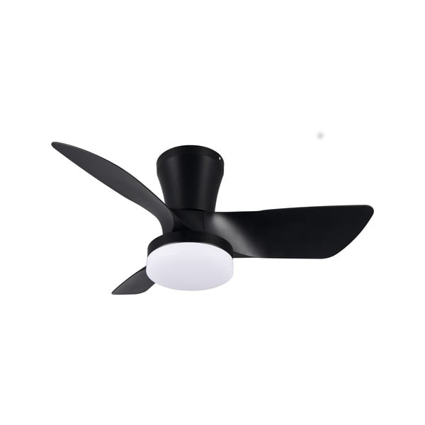 Fekete LED mennyezeti lámpa Randers – Trio