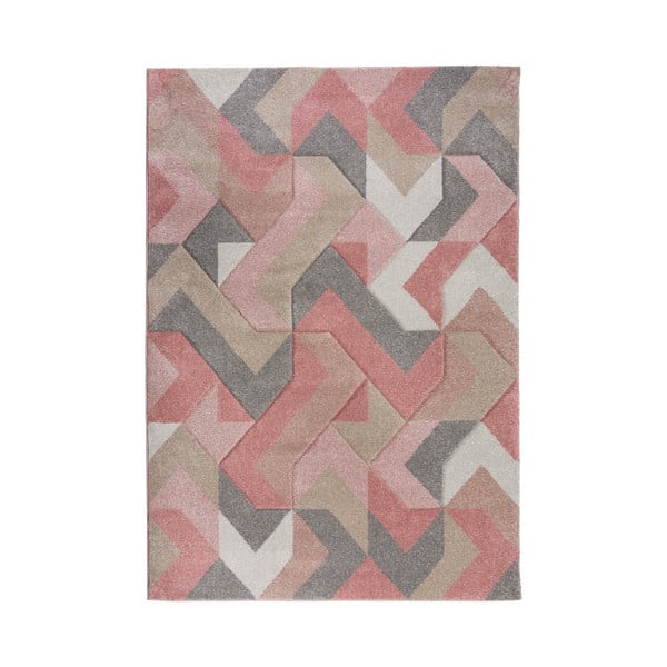 Aurora rózsaszín szőnyeg, 160 x 230 cm - Flair Rugs