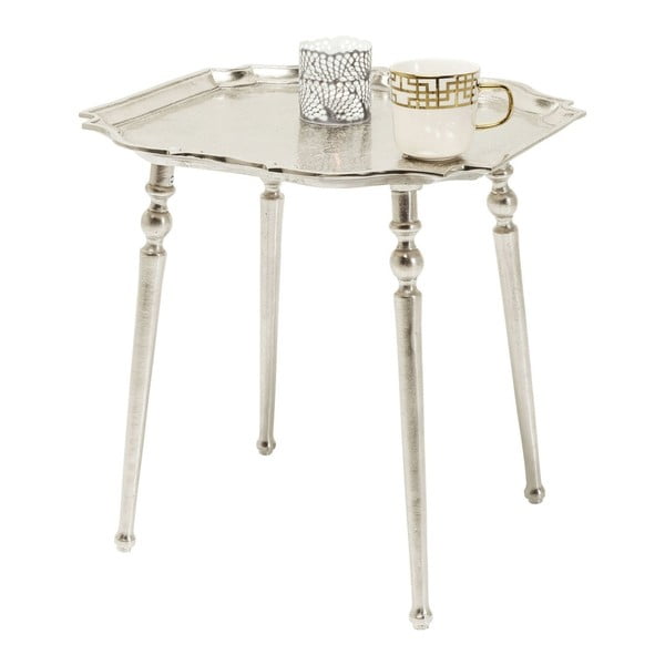Endris ezüstszínű tárolóasztal - Kare Design