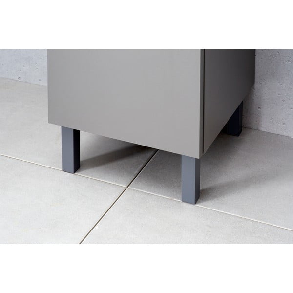 Szürke műanyag bútorláb szett 2 db-os - Pelipal-image-1