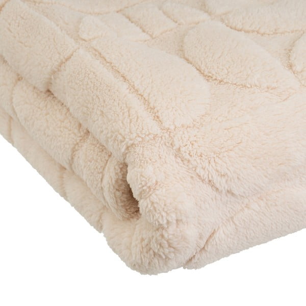 Bézs mikroplüss takaró 130x160 cm Mid Century – Casa Selección-image-3