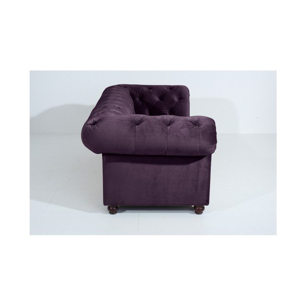 Orleans Velvet lila kanapé, 216 cm - Max Winzer-image-3