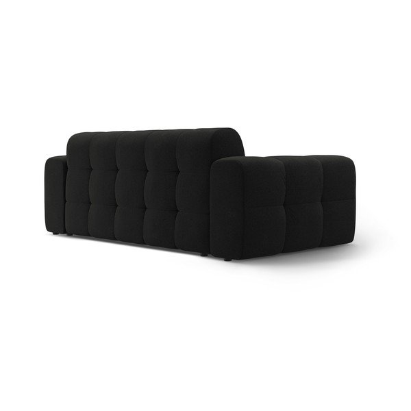 Fekete kanapé 222 cm Kendal – Micadoni -image-4