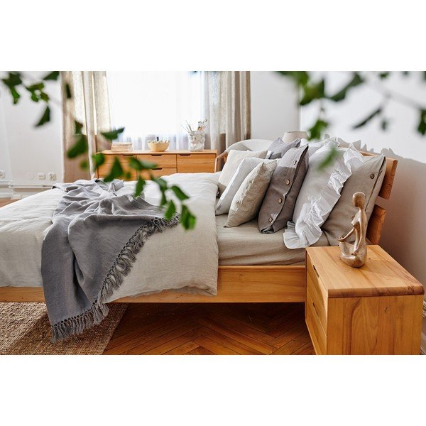 Bükkfa franciaágy 180x200 cm Greg 2 - The Beds-image-1