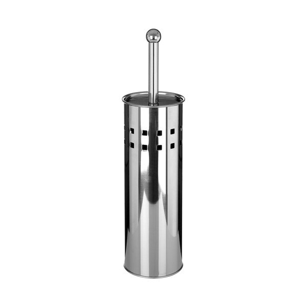 Matt ezüstszínű rozsdamentes acél WC-kefe Indy – Premier Housewares-image-2
