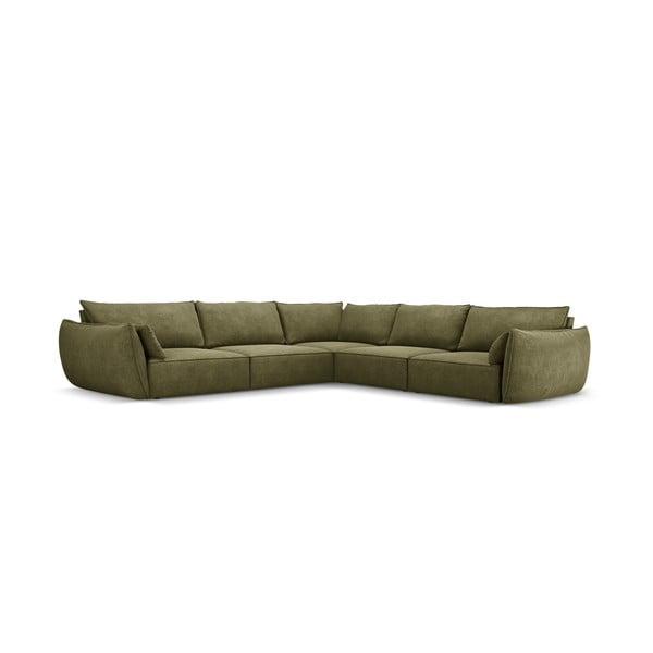 Zöld sarokkanapé (variálható) Vanda – Mazzini Sofas-image-2