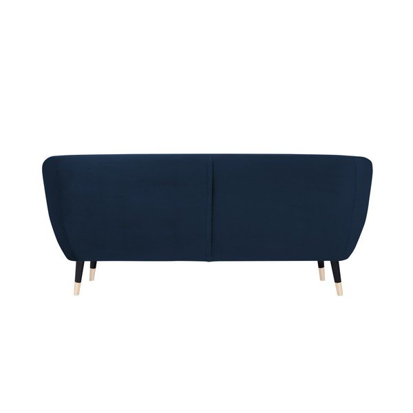 Benito sötétkék kanapé fekete lábakkal, 188 cm - Mazzini Sofas-image-4