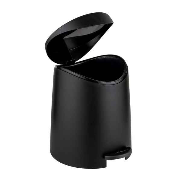 Fekete műanyag pedálos szemetes 3 l Portes – Allstar-image-1