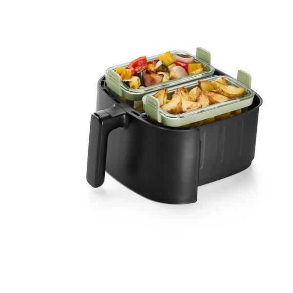 Üveg sütőforma szett forrólevegős fritőzhöz 2 db-os 20x9,5 cm – Lékué-image-4