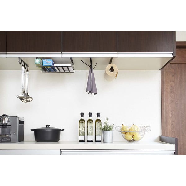 Tower fekete függő konyhai papírtörlő tartó - Yamazaki-image-2