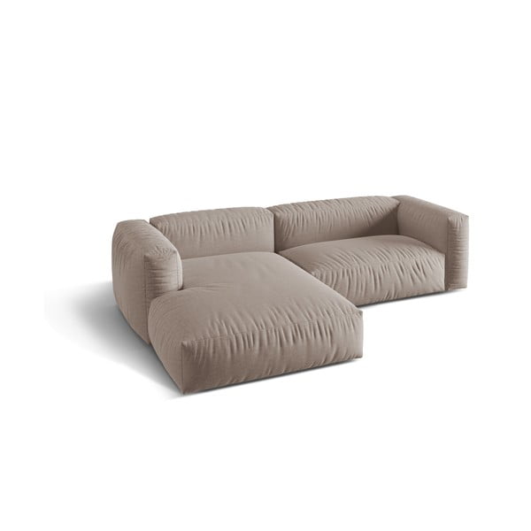 Bézs moduláris sarokkanapé (bal oldali) Martina – Micadoni Home-image-2