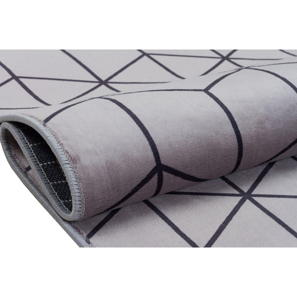 Szürke mosható szőnyeg 160x100 cm - Vitaus-image-3