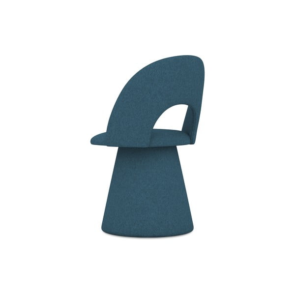 Kék kárpitozott étkezőfotel Kalo – Makamii-image-4