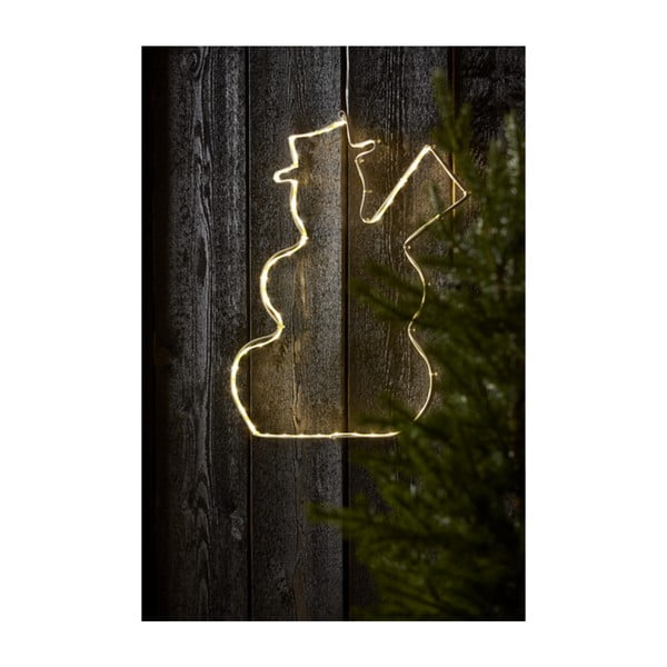 Lumiwall Snowman függő világító LED dekoráció, magasság 50 cm - Star Trading-image-1
