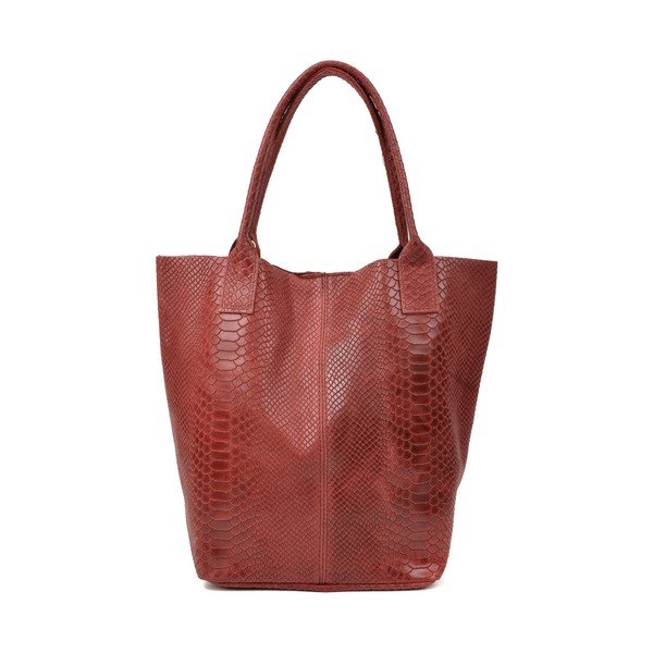 Lola piros bőr shopper táska - Renata Corsi-image-1