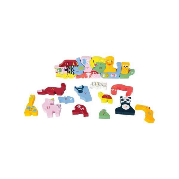 ABC puzzle fából - Legler-image-2