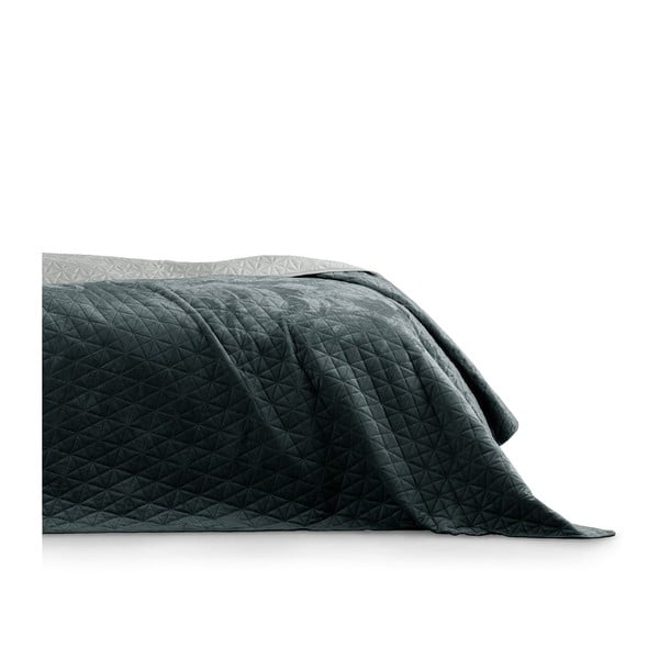Laila Silver sötétszürke ágytakaró, 260 x 240 cm - AmeliaHome