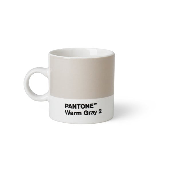 Világosszürke kerámia eszpresszó bögre 120 ml Espresso Warm Gray 2 – Pantone