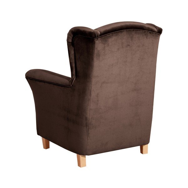 Agnetha Suede barna füles fotel - Max Winzer-image-2